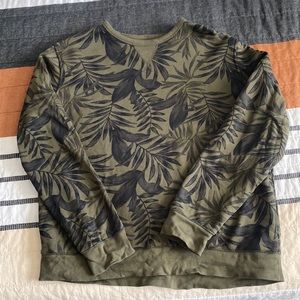 Mens long sleeve crew sweater